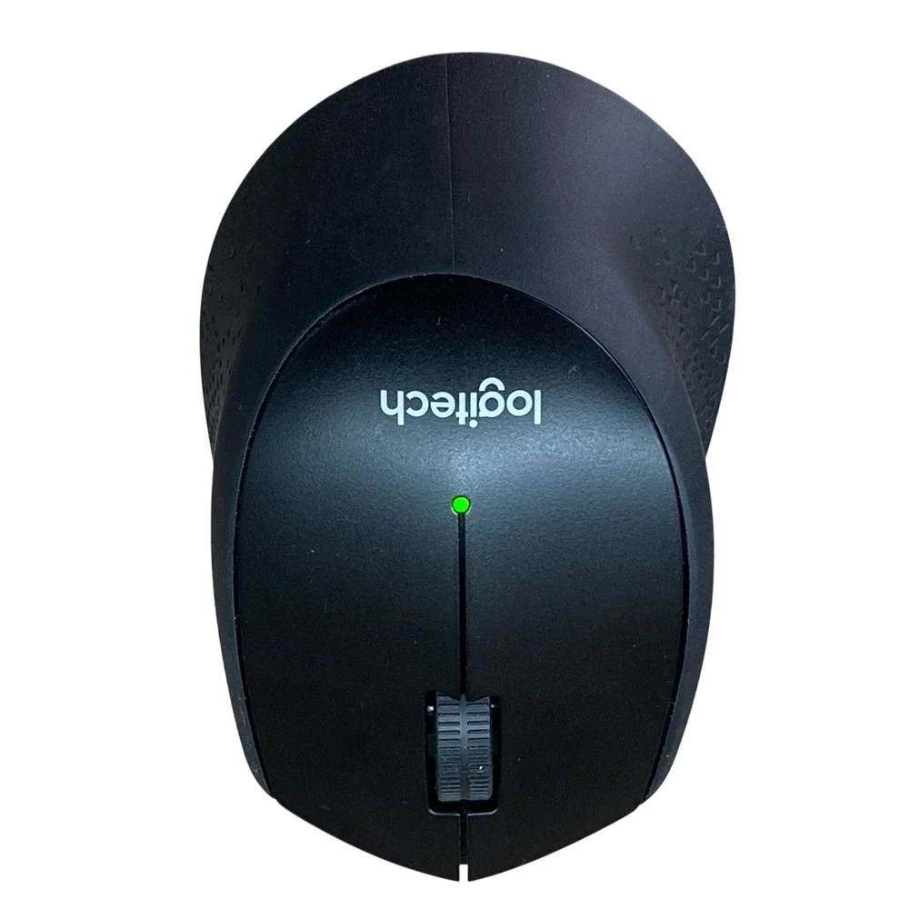Logitech M330 Silent Plus Wireless Mouse Black w/ USB Receiver Dongle 910-004905